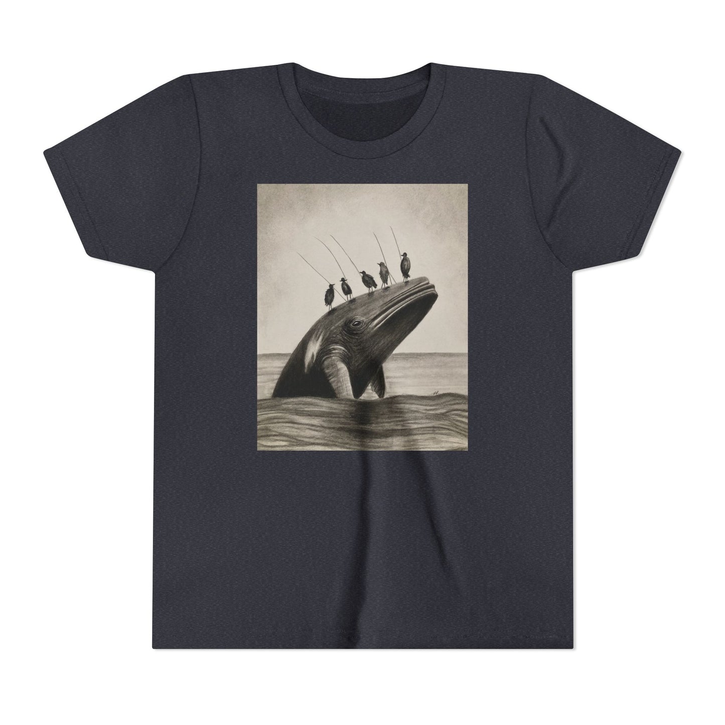 "Mighty Whale Charters, Inc." - Youth Short Sleeve Tee