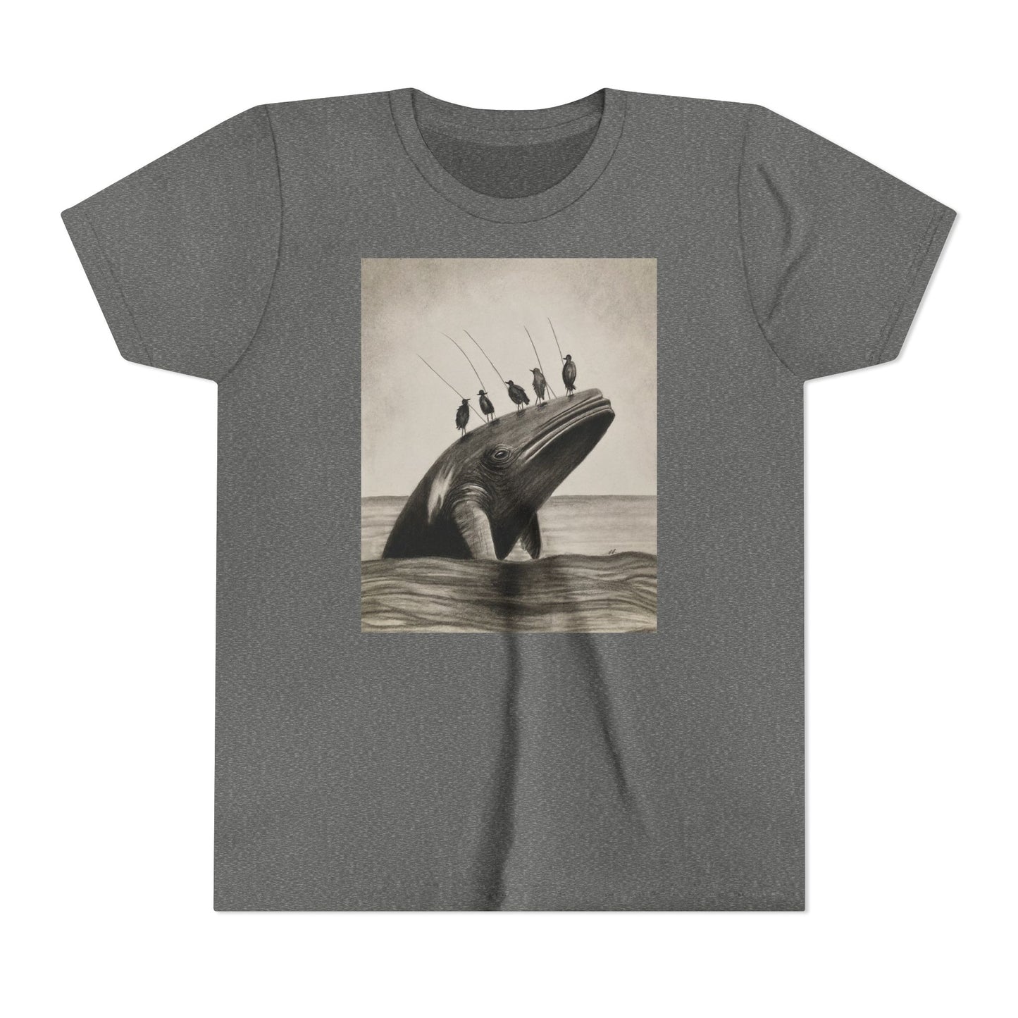 "Mighty Whale Charters, Inc." - Youth Short Sleeve Tee