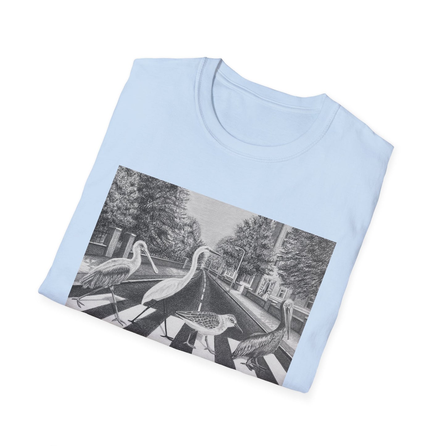"Avian Abbey Road" - Adult Unisex Softstyle T-Shirt