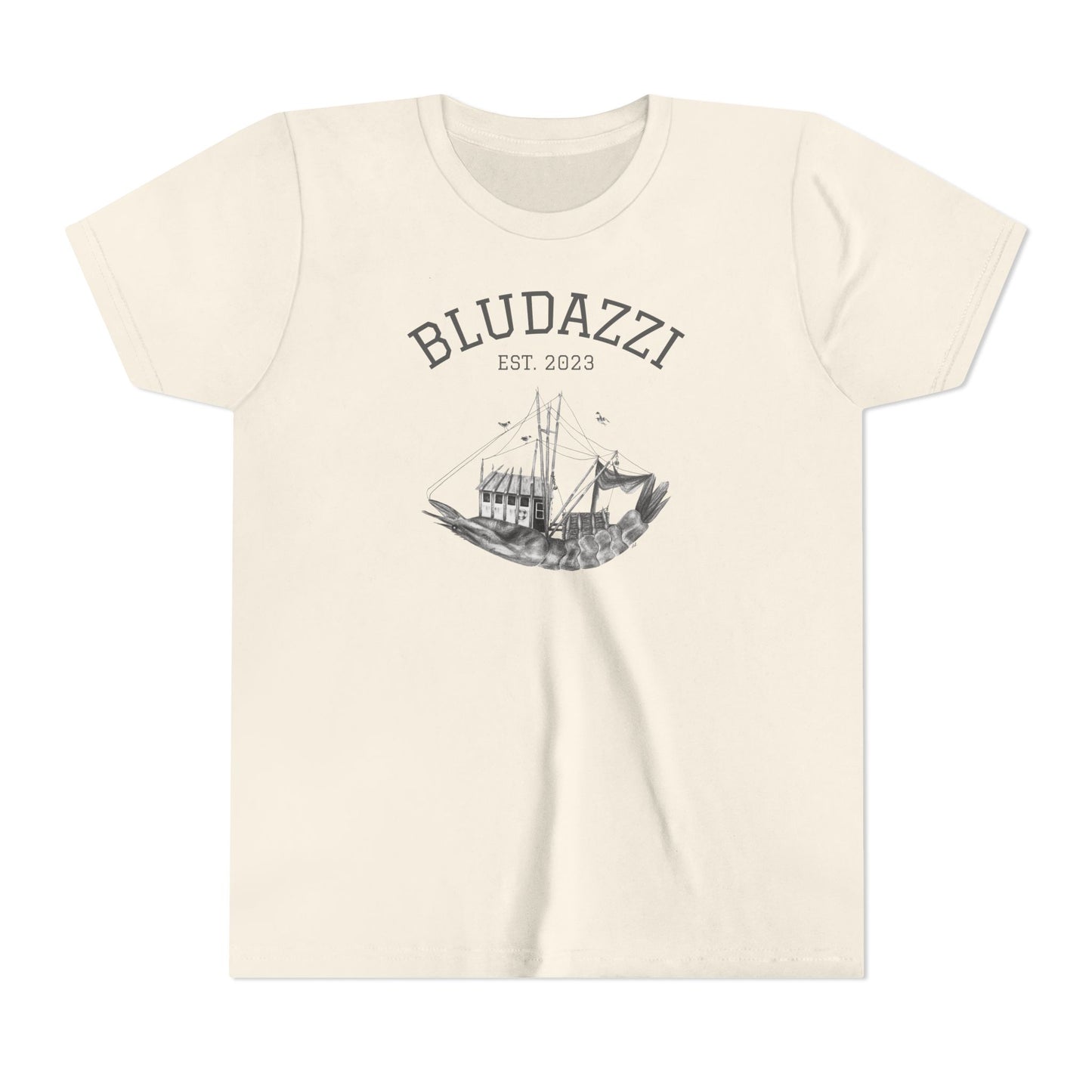 Bludazzi "Shrimp Boat" - Youth Short Sleeve Tee