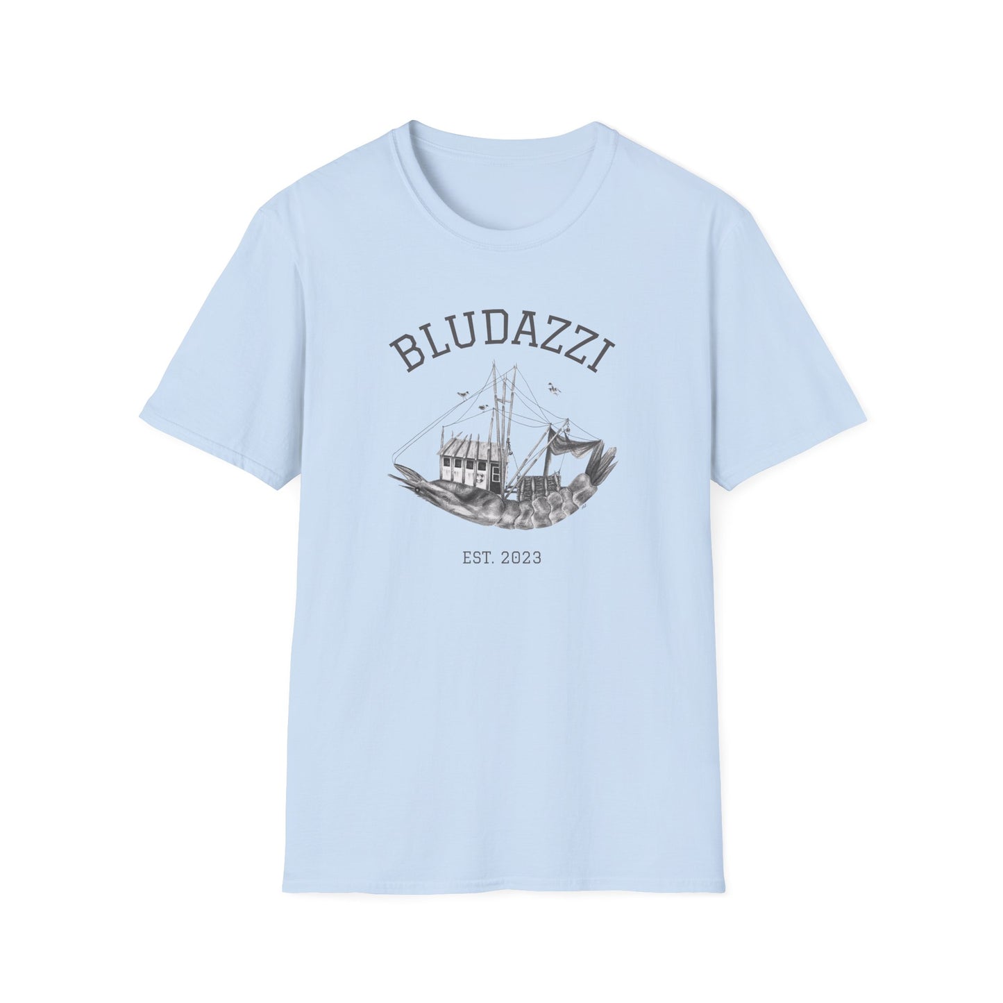 Bludazzi "Shrimp Boat" - Adult Unisex T-Shirt