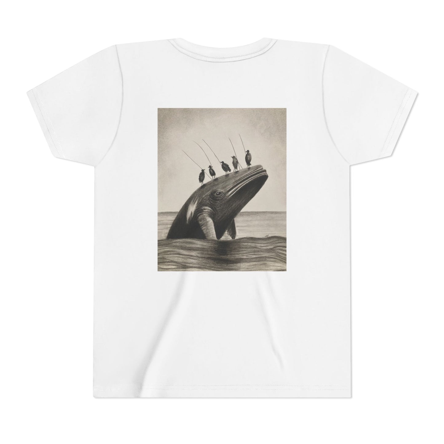 Bludazzi "Mighty Whale Charters, Inc." - Youth Short Sleeve Tee