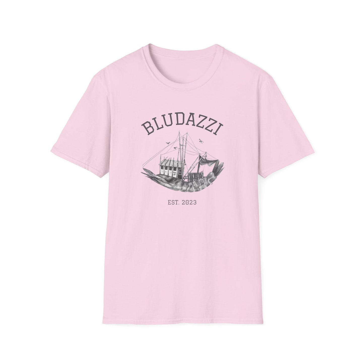 Bludazzi "Shrimp Boat" - Adult Unisex T-Shirt