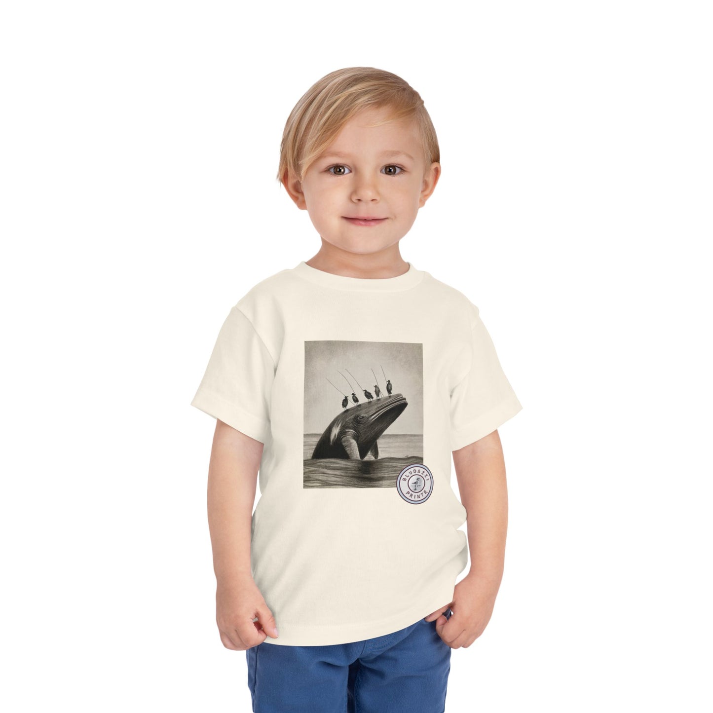 "Mighty Whale Charters, Inc." - Toddler Short Sleeve Tee