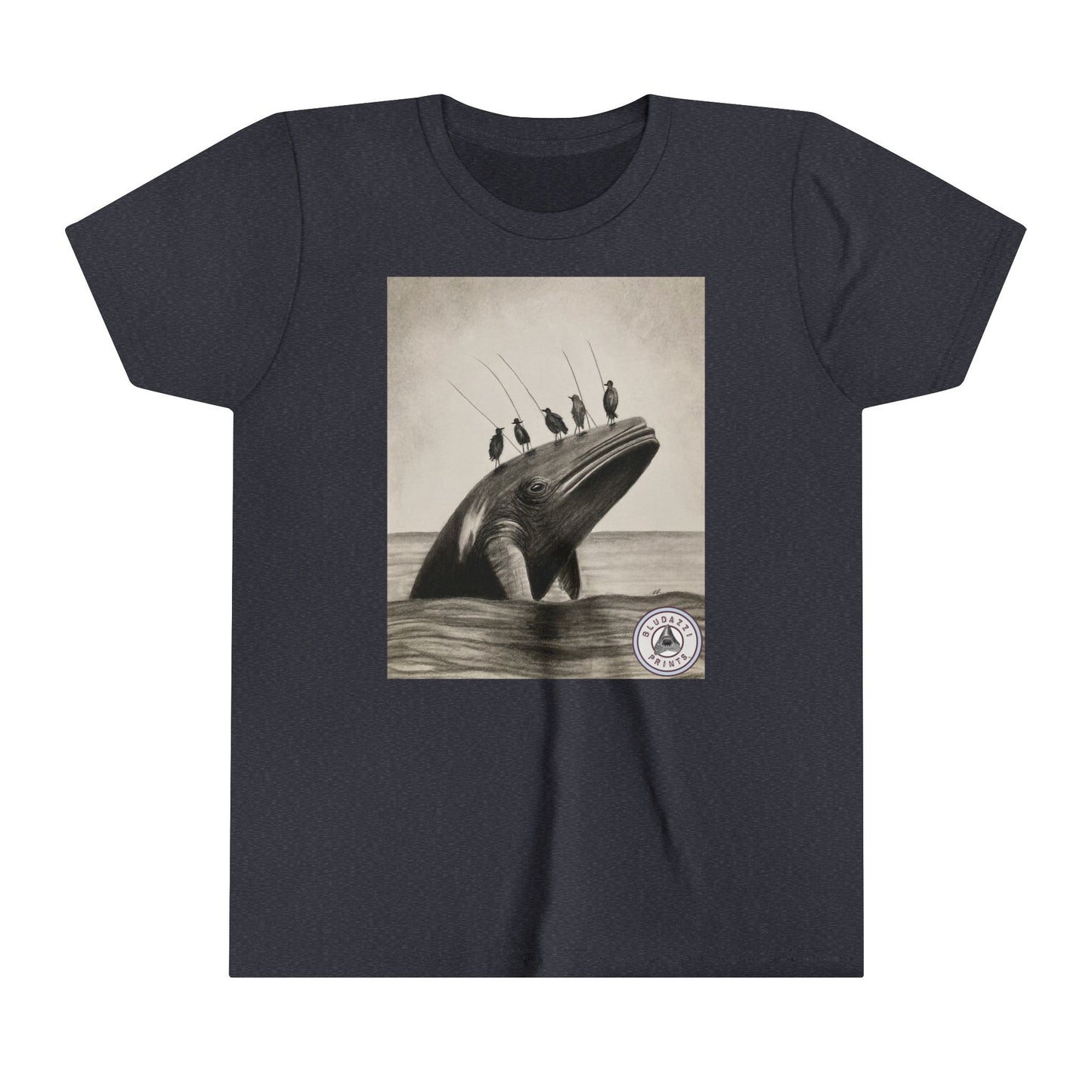 "Mighty Whale Charters, Inc." - Youth Short Sleeve Tee