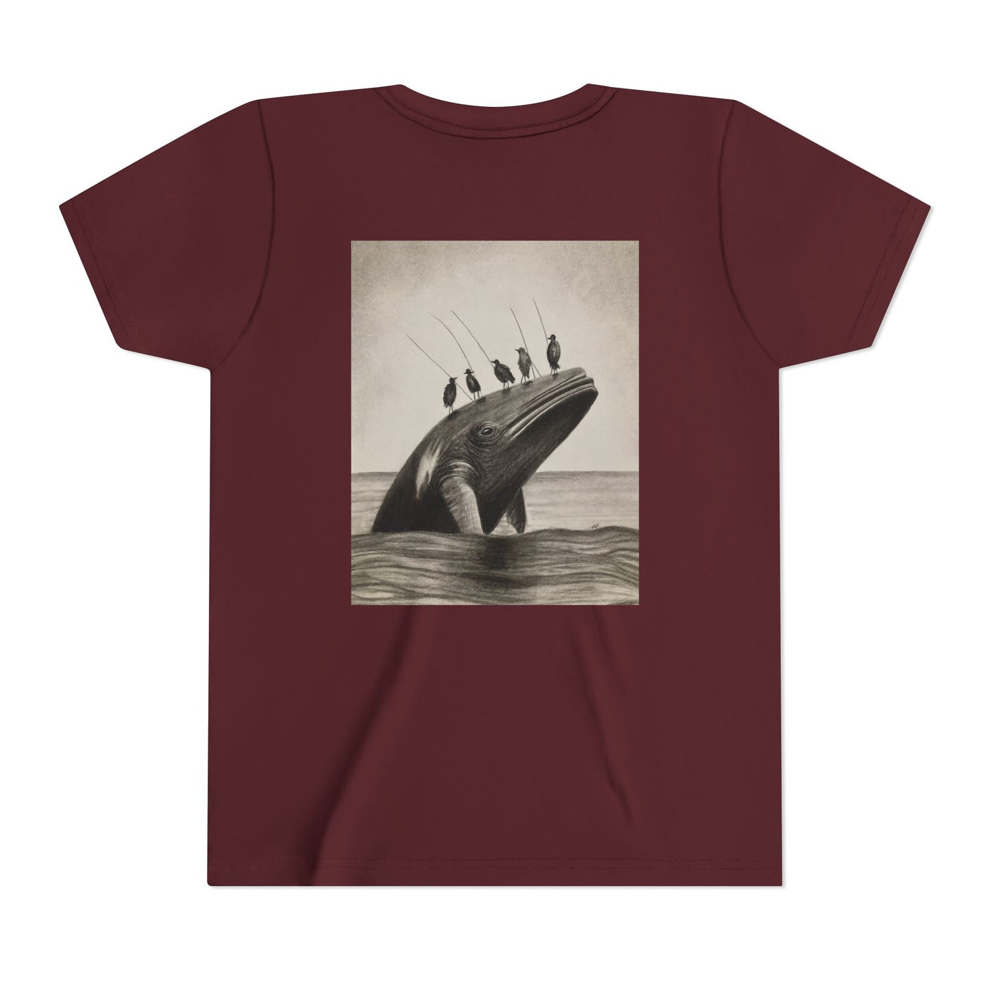 Bludazzi "Mighty Whale Charters, Inc." - Youth Short Sleeve Tee