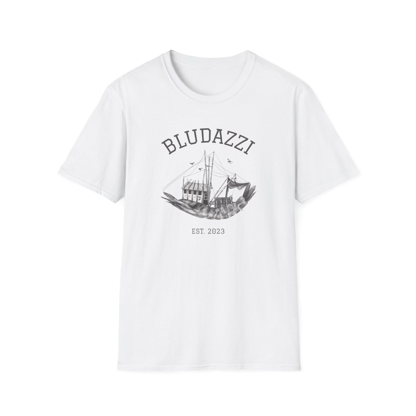 Bludazzi "Shrimp Boat" - Adult Unisex T-Shirt