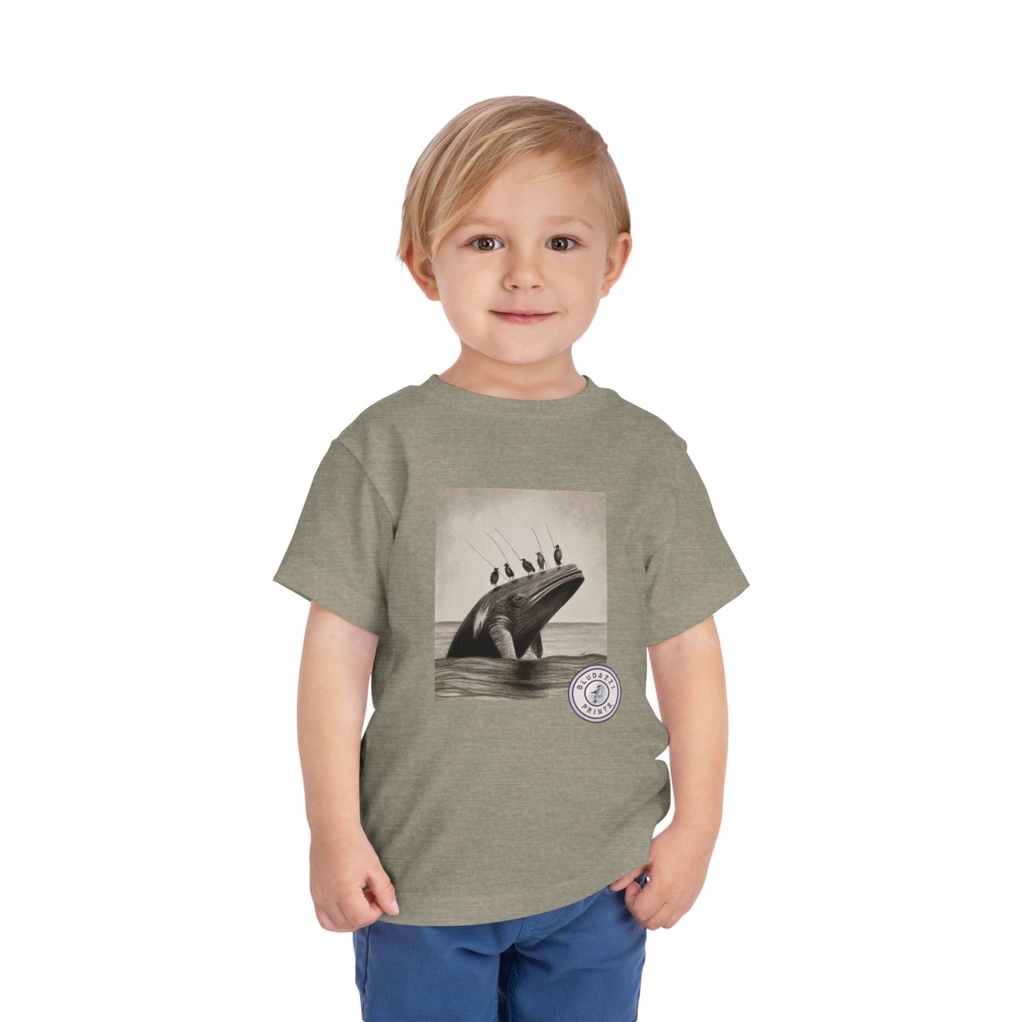 "Mighty Whale Charters, Inc." - Toddler Short Sleeve Tee