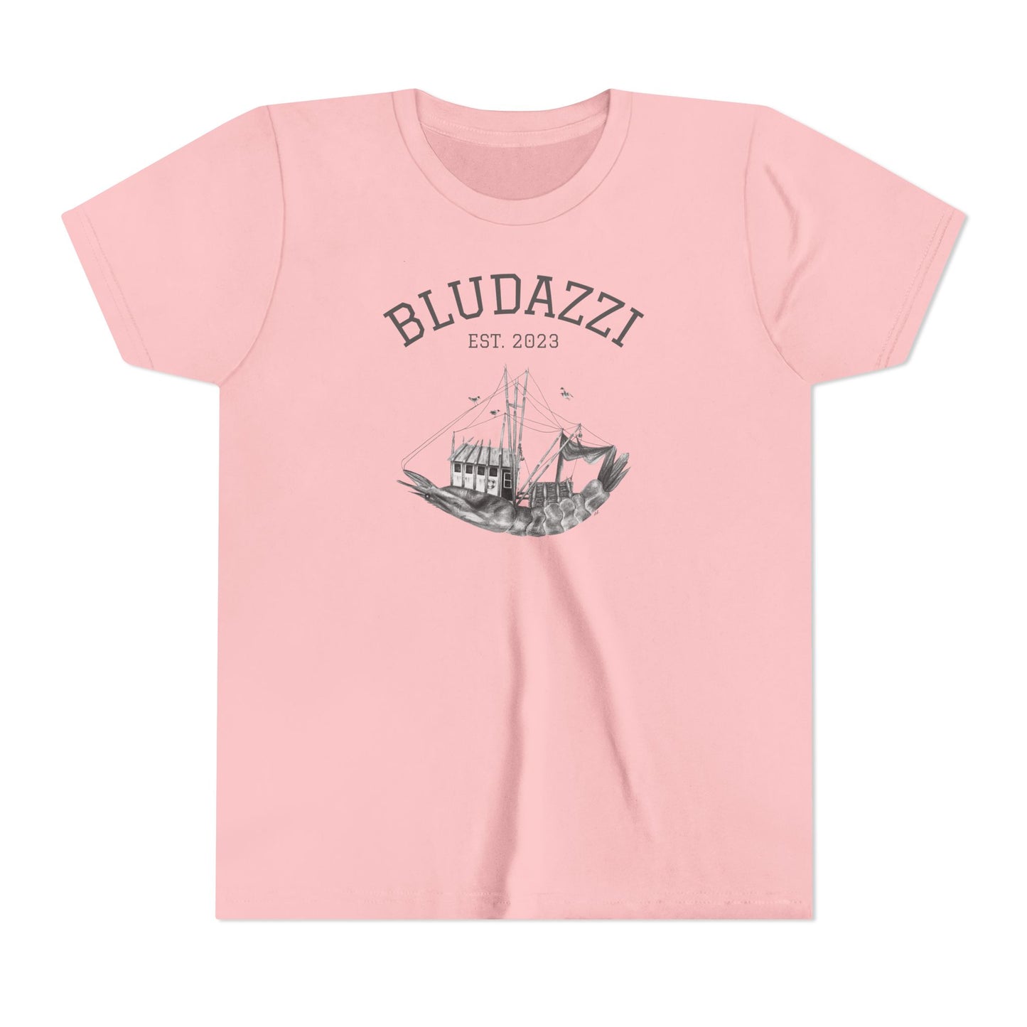 Bludazzi "Shrimp Boat" - Youth Short Sleeve Tee