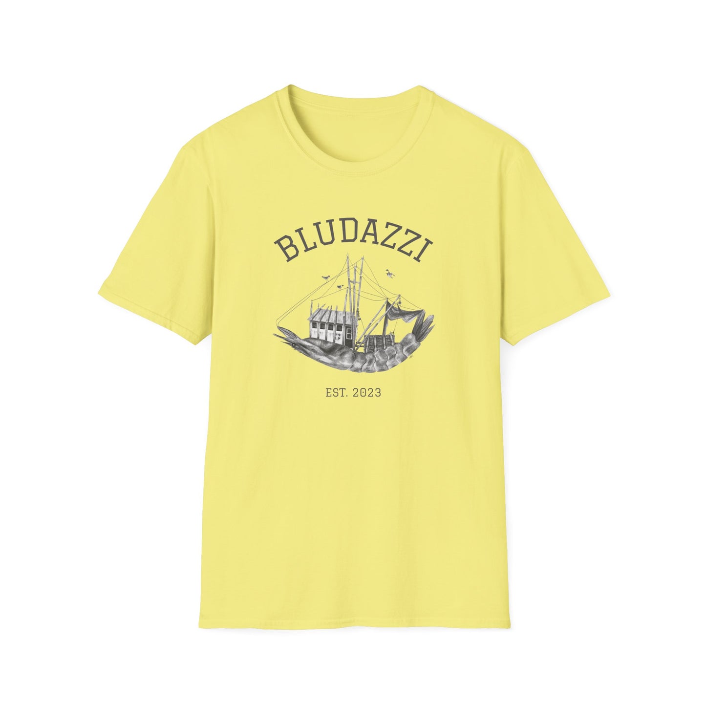 Bludazzi "Shrimp Boat" - Adult Unisex T-Shirt