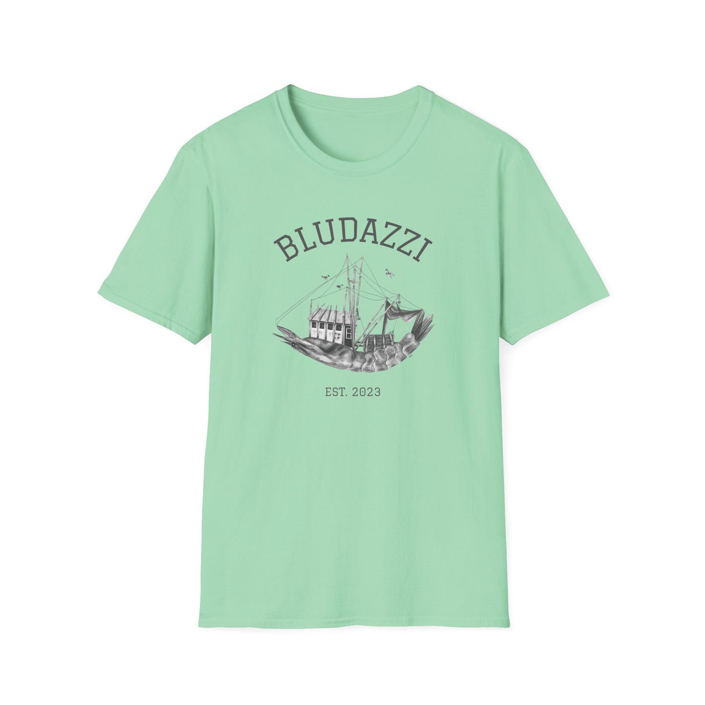 Bludazzi "Shrimp Boat" - Adult Unisex T-Shirt