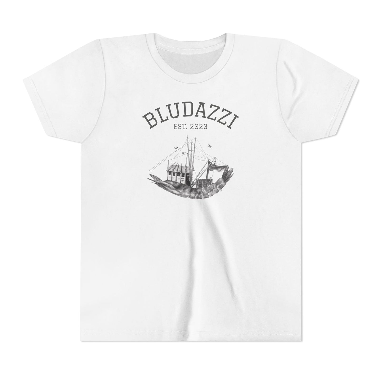Bludazzi "Shrimp Boat" - Youth Short Sleeve Tee