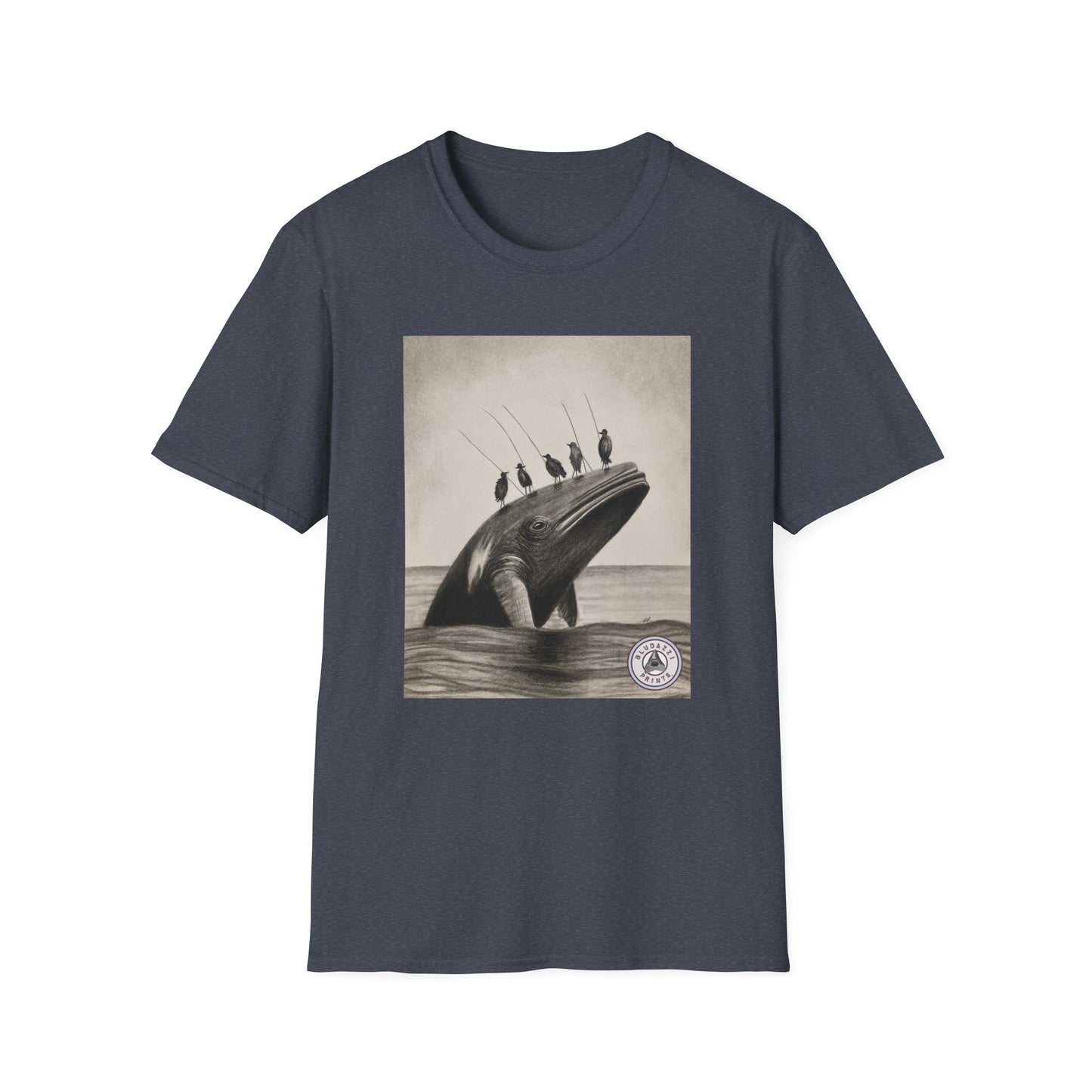 "Mighty Whale Charters,  Inc." - Adult Unisex Softstyle T-Shirt