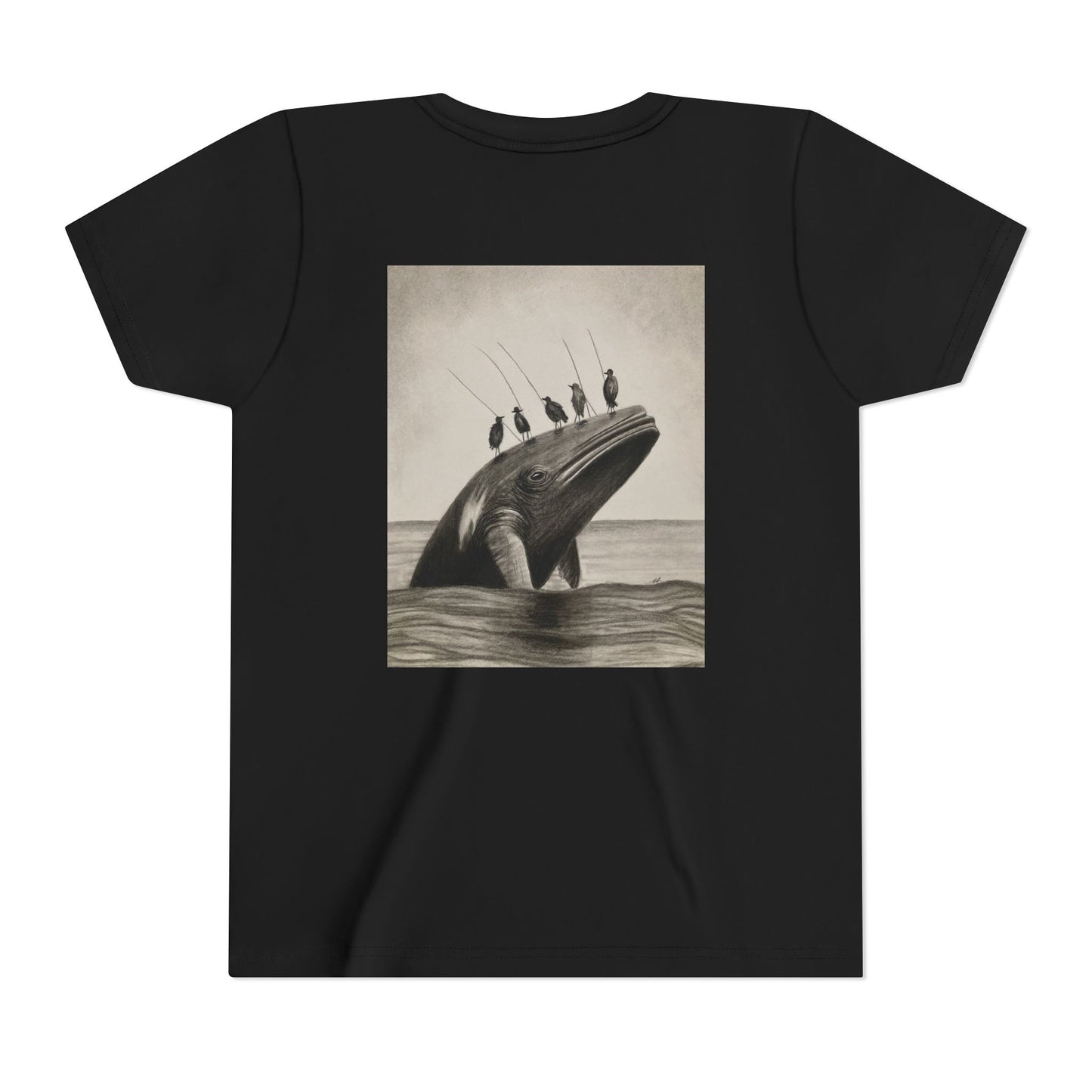 Bludazzi "Mighty Whale Charters, Inc." - Youth Short Sleeve Tee