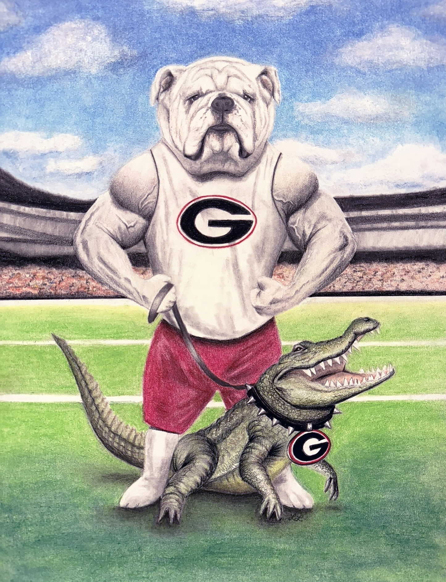 "Can I Pet That DAWG?" Art Print