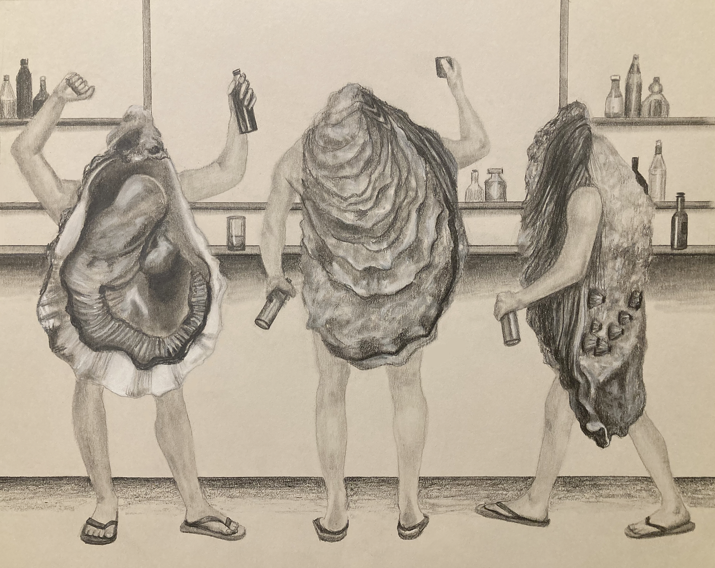 "Oyster Bar" Art Print