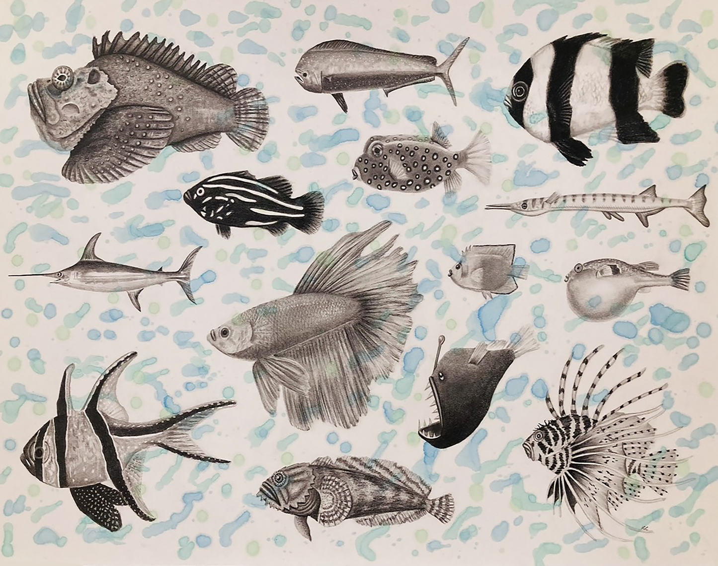 "School of Misfits" Art Print