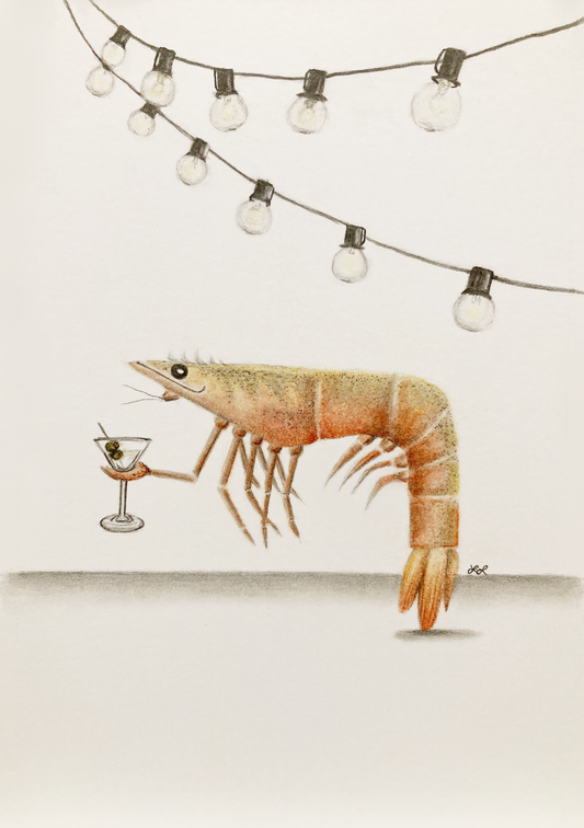 "Shrimp Cocktail" Art Print