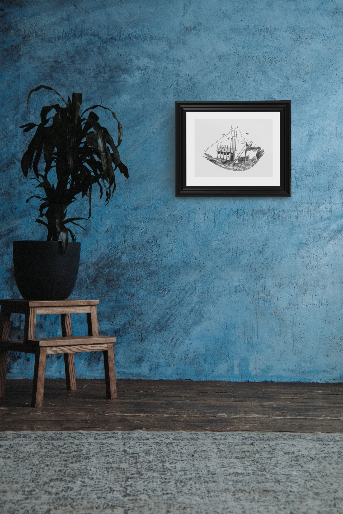 "Shrimp Boat" Art Print