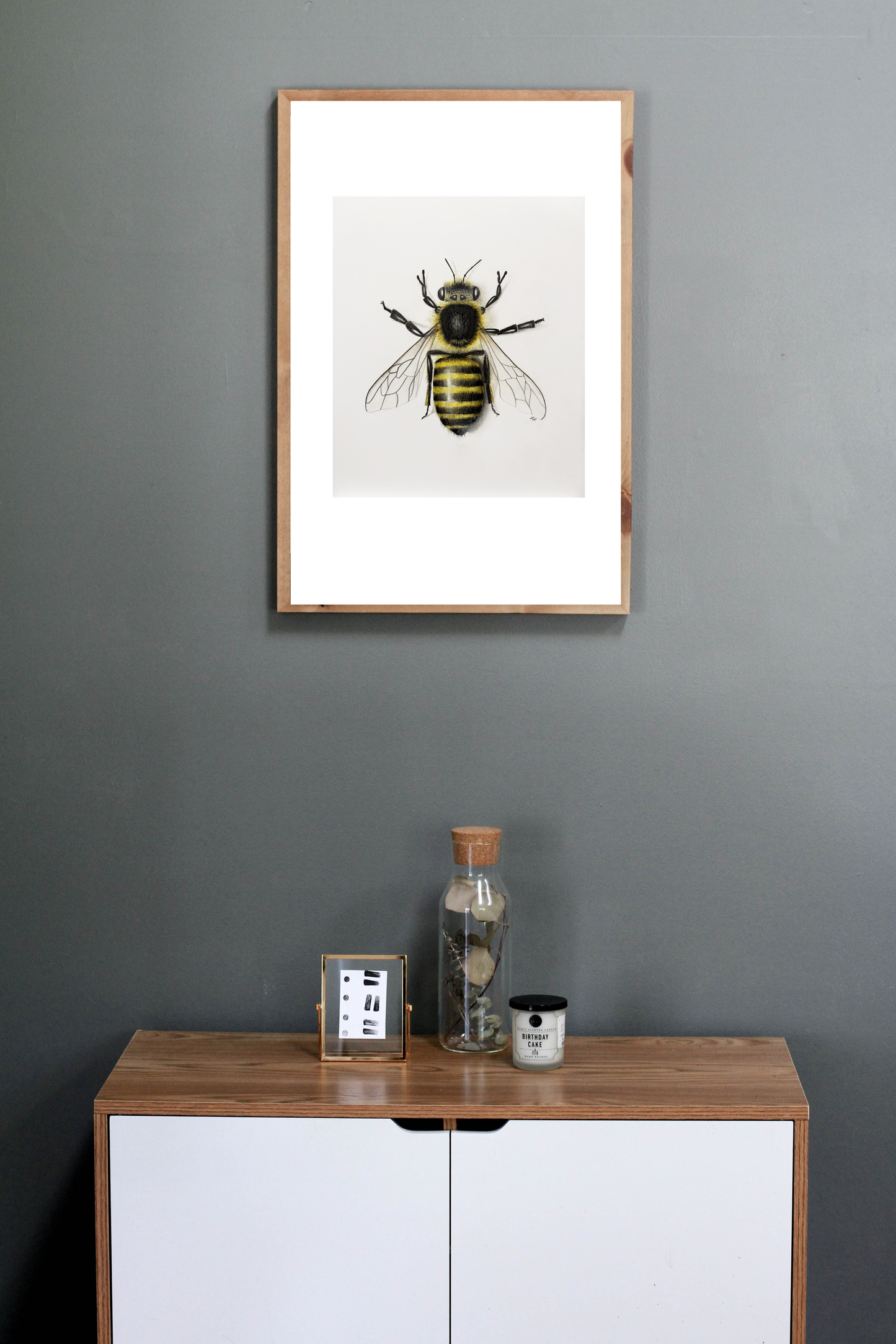 "Peace, Love & Honey" Art Print