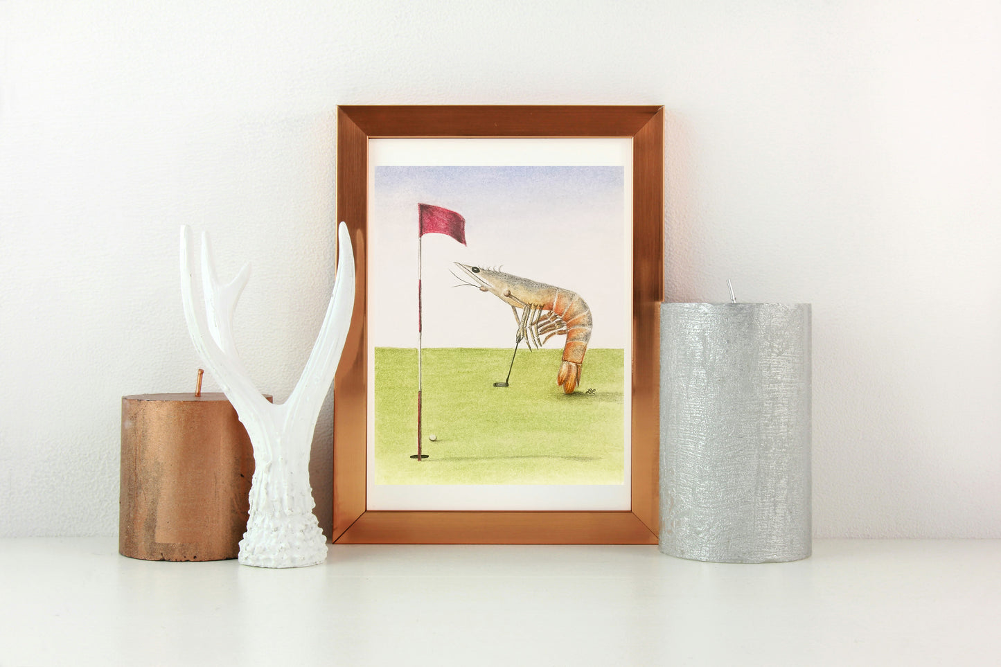 "The Putt" Art Print